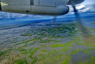 Casamance vue du ciel