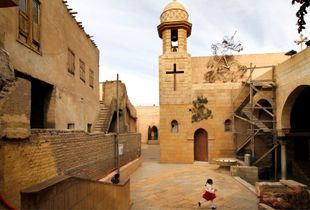 Coptic Orthodox Church in Old Cairo. The Coptic World © Bert Spiertz