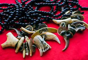 Beads used by Itako
