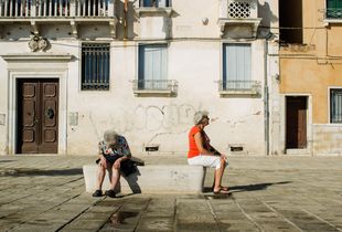 Two Women resting.