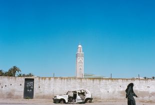 On the street in Casablanca