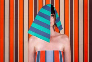 Lady in Stripes