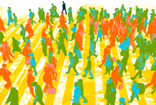 At the crosswalk #1