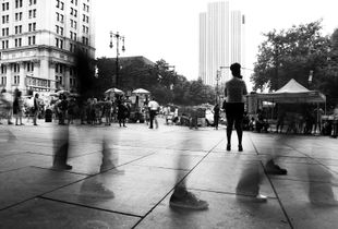 Walking On The Street - NYC 2014