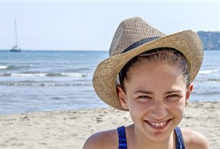 At seaside