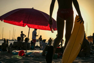 Scene at the Beach.1