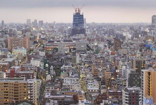 September 10, 2009 View from Kinshi in Sumida Ward
