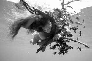 Naomi and the ocean