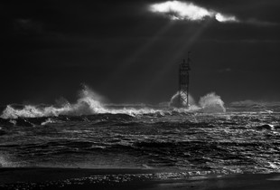 God Lights the Waves