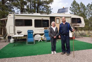 Ralph and Patsy, Campground Hosts, Boulder Mountain, UT