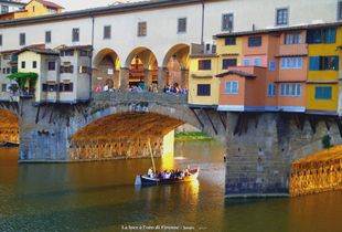 La luce è l'oro di Firenze.