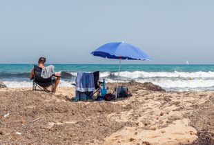Tunisians at the beach