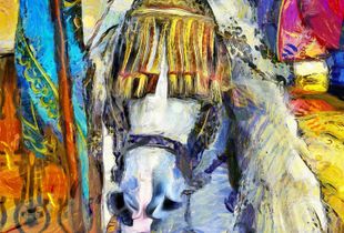 The white horse