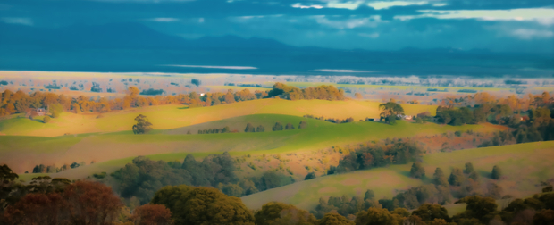 VIEW FROM A HILL