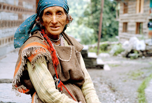 Giyari Devi, an elderly lady of Malana Village