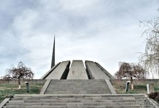 Tsitsernakaberd memorial in Yerevan. Completed in 1967, it is the main memorial dedicated to the Armenian genocide in Armenia.