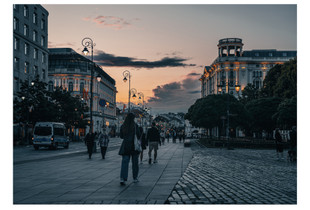 Sparkling golden views after a thunderstorm in Warsaw - part I