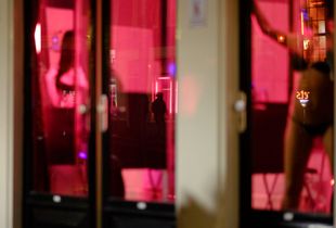 Reflections in red