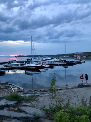 Lake Champlain, Burlington Vermont, Sunset