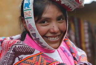 Young Quechua Weaver -- Highland Peru