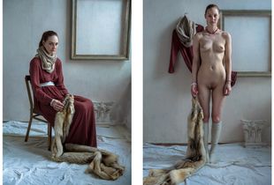 Alina. Series of photos "Remove your clothes"