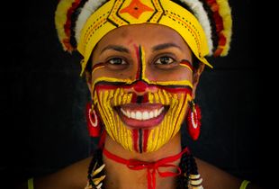 Kairuku/ Mekeo cultural attire, Central Province, Papua New Guinea
