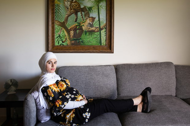 Reem, 9 Months Pregnant with Sohan