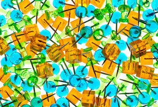 Colored Push Pins