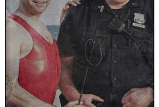 English Guy With Police Officer