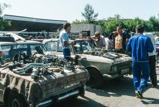 Car parts market in Petropavlovsk, Kazakhstan 1
