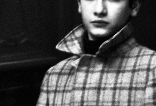 Italian Boy in Plaid Coat