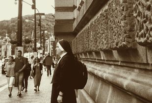 Alone on street
