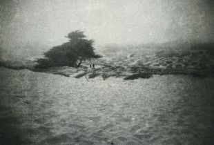 Anchors dragged through faithless sand