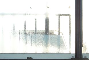 Trainstation Dieren (condensation and frost)