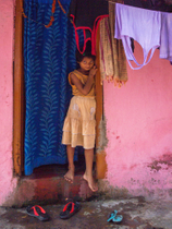 The shy girl