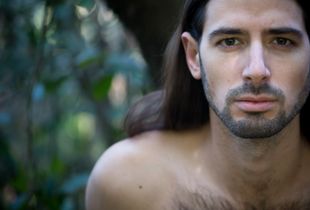 Guy in the forest
