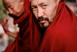 Monk in Bodhgaya