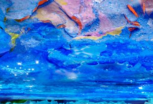 Mapping Water, 2017, sublimation print on aluminum 24 x 16 in.