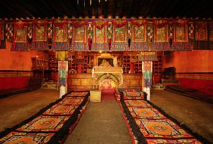 Drolma Lhakhang Monastery near Nyethang, Tibet was built in the 11th century. It was left intact by the Red Guards during the Cultural Revolution after a direct request from the government of Bangladesh. Photographed on 30 June 2005. © Forest McMullin