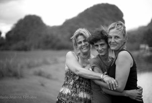 three ladies