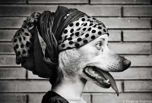 Francesca and her dog Tea