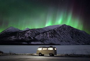 Camping Under The Northern Lights