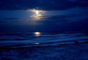 A WINTER MOON-SET IN HAAPSALU