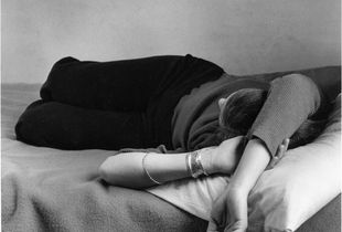 Sleeping Series, silver print, © Joanne Leonard