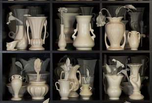 Shelf Collector with Etchings and Drawings