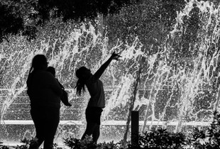 Fun in the fountain
