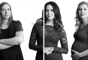 Survivors, four panels, 30x40" each, pigment ink print.