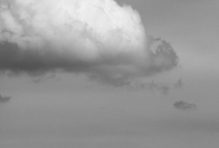Clouds and traces of tractors