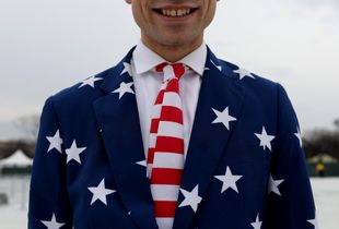 American Flag at Inauguration 1