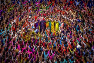 Vietnamese traditional long dress festival